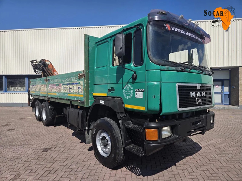 MAN 26.362 6x4 Full spring Euro 2 - משאית צד נופל/ שטוחה, משאית מנוף: תמונה 1 MAN 26.362 6x4 Full spring Euro 2 - משאית צד נופל/ שטוחה, משאית מנוף: תמונה 1