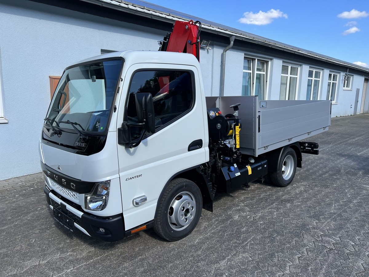 חָדָשׁ כלי רכב מסחרי במיטה שטוחה FUSO 3S15 Alu Pritsche Ladekran 34S 3 x hydr.: תמונה 17