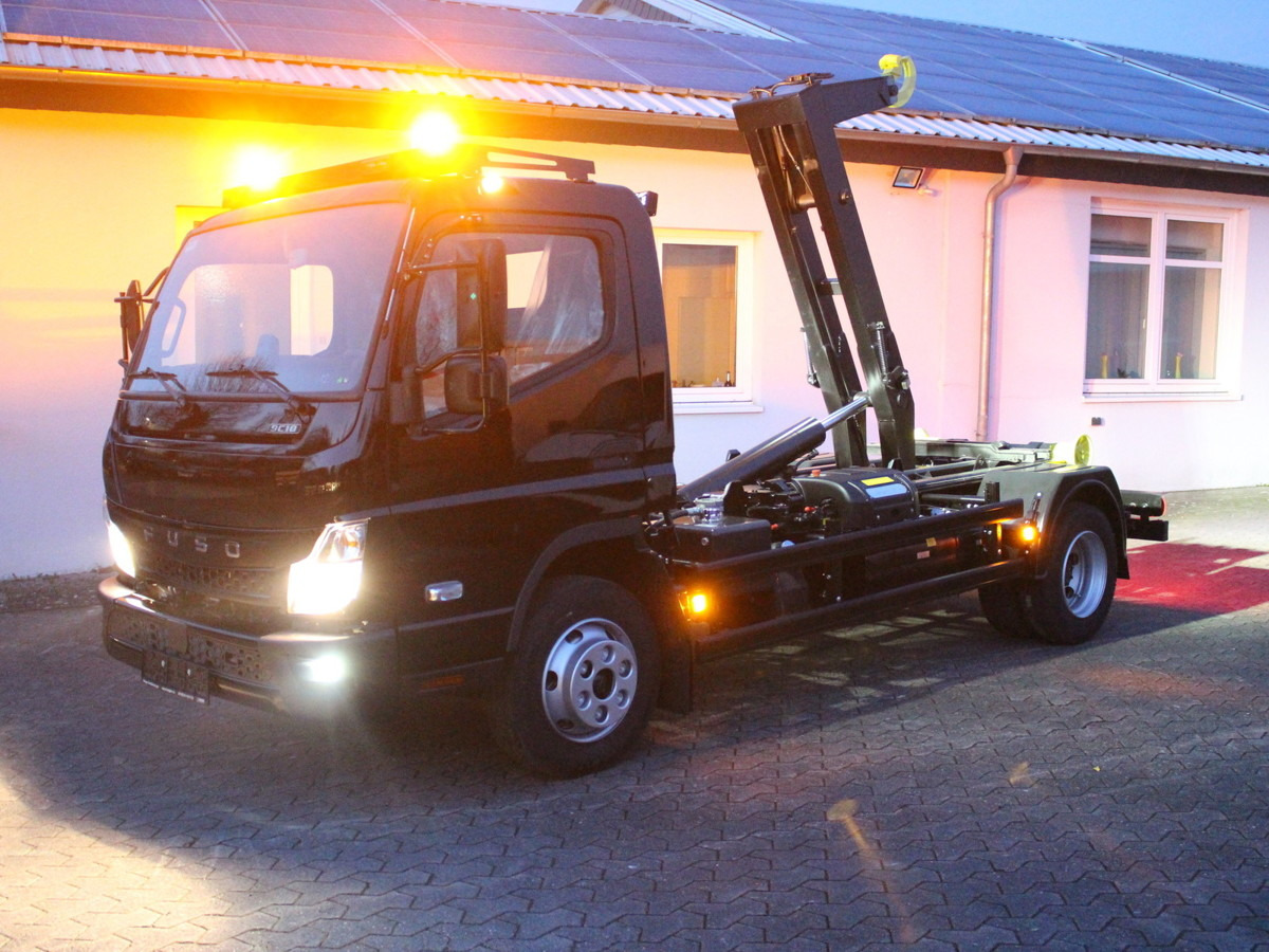 FUSO Canter FUSO 9C18 City Abrollkipper Hooklift Bla - משאית הרמת וו, משאית מנוף: תמונה 1 FUSO Canter FUSO 9C18 City Abrollkipper Hooklift Bla - משאית הרמת וו, משאית מנוף: תמונה 1