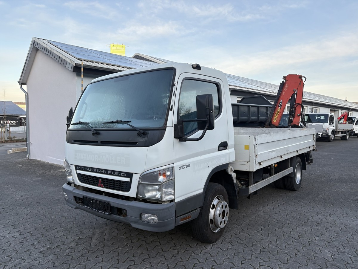 FUSO FUSO 7C18 Canter Pritsche 3.8m Kran 2x hydr. - כלי רכב מסחרי במיטה שטוחה: תמונה 1 FUSO FUSO 7C18 Canter Pritsche 3.8m Kran 2x hydr. - כלי רכב מסחרי במיטה שטוחה: תמונה 1