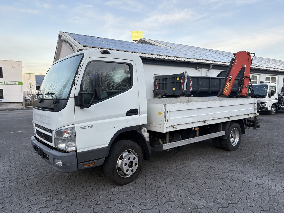 FUSO FUSO 7C18 Canter Pritsche 3.8m Kran 2x hydr. - כלי רכב מסחרי במיטה שטוחה: תמונה 2 FUSO FUSO 7C18 Canter Pritsche 3.8m Kran 2x hydr. - כלי רכב מסחרי במיטה שטוחה: תמונה 2