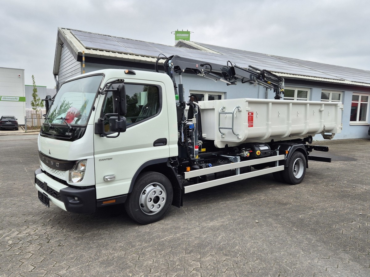 FUSO FUSO 9C18 City Abrollkipper + Ladekran m.Greifer - משאית הרמת וו, משאית מנוף: תמונה 2 FUSO FUSO 9C18 City Abrollkipper + Ladekran m.Greifer - משאית הרמת וו, משאית מנוף: תמונה 2