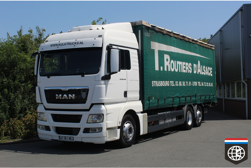 MAN TGX 26 440 RETARDER - NIGHT A/C - משאית וילונות צד: תמונה 1 MAN TGX 26 440 RETARDER - NIGHT A/C - משאית וילונות צד: תמונה 1