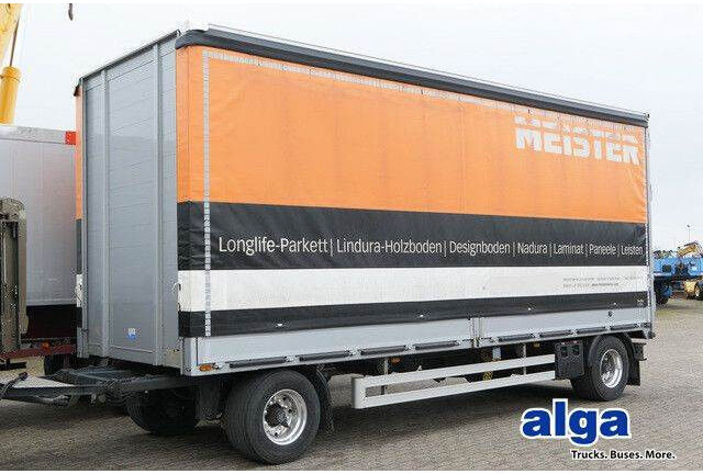 Dünschede PA 18/7, Jumbo, Bordwände, Alu-Felgen - קרון נגרר עם וילונות צד: תמונה 1 Dünschede PA 18/7, Jumbo, Bordwände, Alu-Felgen - קרון נגרר עם וילונות צד: תמונה 1