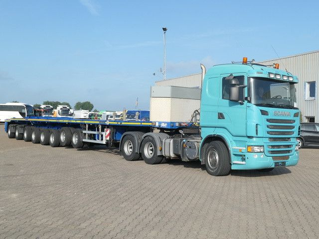 Goldhofer SPZ-DH8-83/80, 8-Achser, 14to. Achsen, Gelenkt - סמיטריילר עם מטען נמוך: תמונה 2 Goldhofer SPZ-DH8-83/80, 8-Achser, 14to. Achsen, Gelenkt - סמיטריילר עם מטען נמוך: תמונה 2
