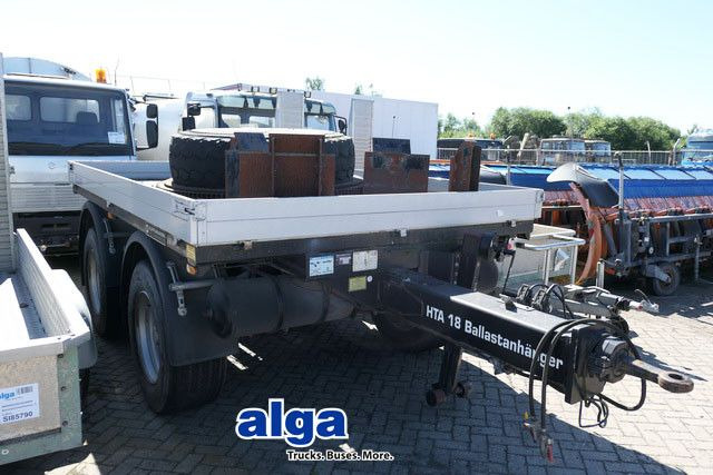 Hüffermann HTA 18.00, Tandem, Ballastanhänger, Luftfederung - קרון נגרר צד נופל/ שטוח: תמונה 1 Hüffermann HTA 18.00, Tandem, Ballastanhänger, Luftfederung - קרון נגרר צד נופל/ שטוח: תמונה 1