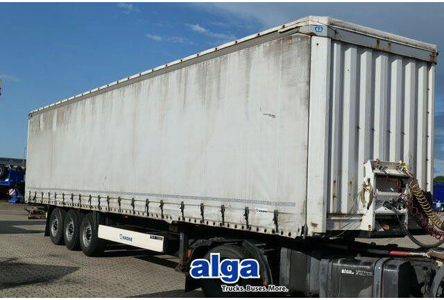 Krone SD, Edscha, Schiebeplane, Zurrösen, Luftfederung - סמיטריילר עם וילונות צד: תמונה 1 Krone SD, Edscha, Schiebeplane, Zurrösen, Luftfederung - סמיטריילר עם וילונות צד: תמונה 1