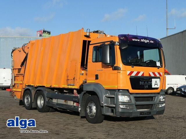 MAN 26.320 TGS BL 6x2, Faun, Vario Press, Zöller - משאית אשפה: תמונה 1 MAN 26.320 TGS BL 6x2, Faun, Vario Press, Zöller - משאית אשפה: תמונה 1