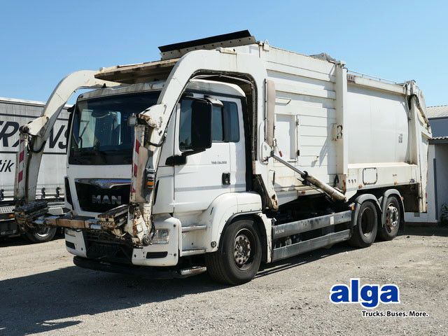 MAN 26.320 TGS BL 6x2, Überkopflader/Frontlader, AC - משאית אשפה: תמונה 1 MAN 26.320 TGS BL 6x2, Überkopflader/Frontlader, AC - משאית אשפה: תמונה 1
