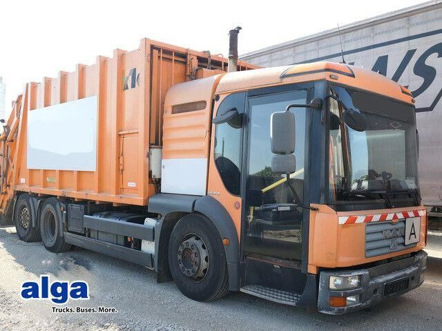 MAN 26.350 TGA 6x2, Haller, 24m³, Klima, 4 Sitze - משאית אשפה: תמונה 1 MAN 26.350 TGA 6x2, Haller, 24m³, Klima, 4 Sitze - משאית אשפה: תמונה 1