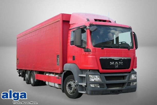 MAN 26.400 TGS LL 6x2, LBW 2.0to., Klima, Navi - משאית וילונות צד: תמונה 1 MAN 26.400 TGS LL 6x2, LBW 2.0to., Klima, Navi - משאית וילונות צד: תמונה 1