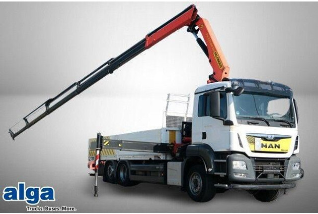 MAN 26.440 TGS LL 6x2, Palfinger PK 22002, Klima,AHK - משאית צד נופל/ שטוחה: תמונה 1 MAN 26.440 TGS LL 6x2, Palfinger PK 22002, Klima,AHK - משאית צד נופל/ שטוחה: תמונה 1