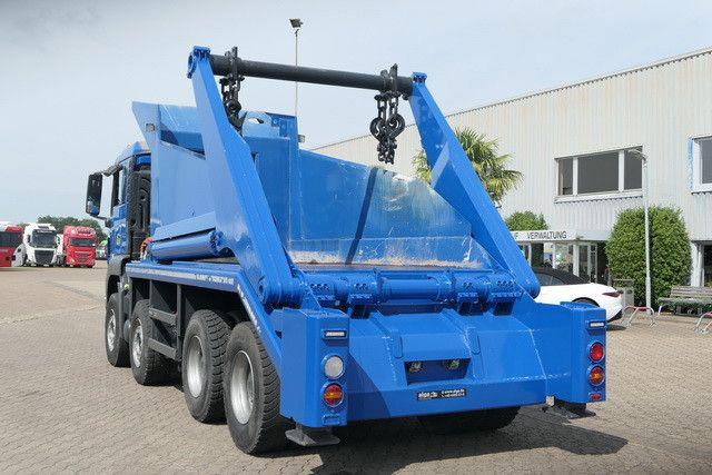 MAN 41.480 TGS 8x4, gr. Federpaket, 37tkm, 4-Achser - משאית דילוג העמסה: תמונה 4 MAN 41.480 TGS 8x4, gr. Federpaket, 37tkm, 4-Achser - משאית דילוג העמסה: תמונה 4