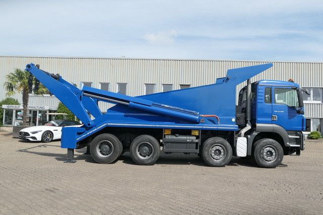 MAN 41.480 TGS 8x4, gr. Federpaket, 37tkm, 4-Achser - משאית דילוג העמסה: תמונה 2 MAN 41.480 TGS 8x4, gr. Federpaket, 37tkm, 4-Achser - משאית דילוג העמסה: תמונה 2