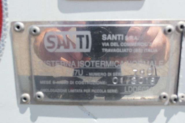 סמיטריילר מכל Menci SA 105/Lebensmittel Tank 32 cbm./Liftachse: תמונה 17