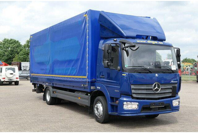 Mercedes-Benz 1224 L Atego 4x2, 7.200mm lang, AHK, LBW, Euro 6 - משאית וילונות צד: תמונה 3 Mercedes-Benz 1224 L Atego 4x2, 7.200mm lang, AHK, LBW, Euro 6 - משאית וילונות צד: תמונה 3