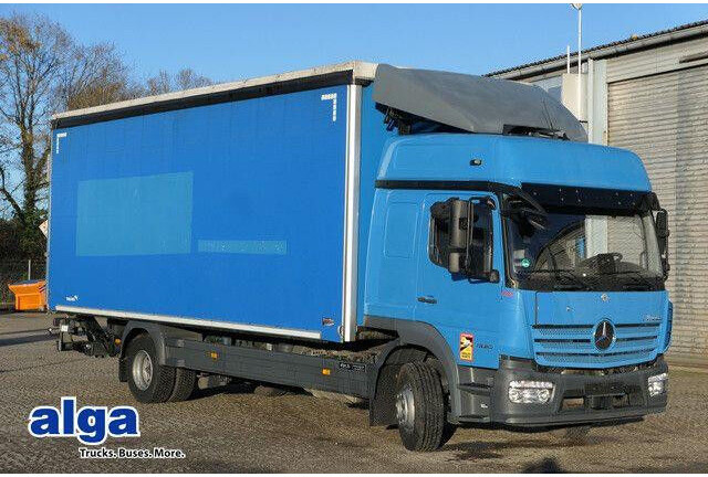 Mercedes-Benz 1330 Atego 4x2, Schlafliege, LBW, AHK, Klima - משאית וילונות צד: תמונה 1 Mercedes-Benz 1330 Atego 4x2, Schlafliege, LBW, AHK, Klima - משאית וילונות צד: תמונה 1