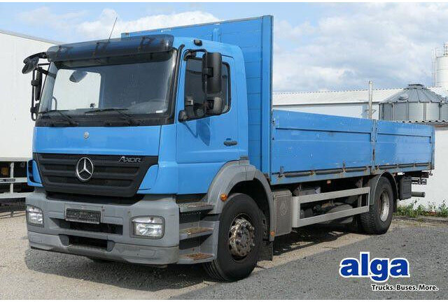 Mercedes-Benz 1833 L Axor 4x2, 7.200mm lang, AHK, Gerüst,Klima - משאית צד נופל/ שטוחה: תמונה 1 Mercedes-Benz 1833 L Axor 4x2, 7.200mm lang, AHK, Gerüst,Klima - משאית צד נופל/ שטוחה: תמונה 1