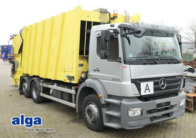 Mercedes-Benz 2533 L Axor 6x2,Faun,Variopress,Zöller-Schüttung - משאית אשפה: תמונה 1 Mercedes-Benz 2533 L Axor 6x2,Faun,Variopress,Zöller-Schüttung - משאית אשפה: תמונה 1