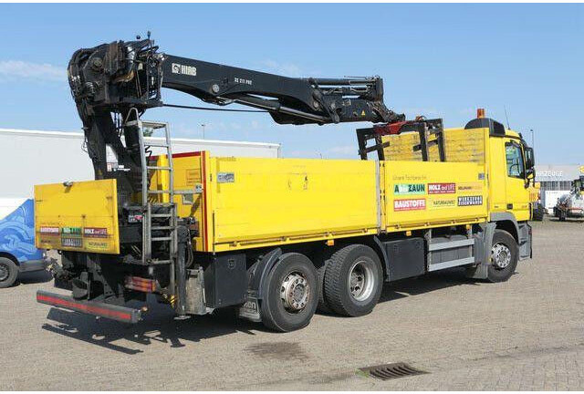 Mercedes-Benz 2536 Actros/MP3/HIAB 211DL/AHK/Klima - משאית צד נופל/ שטוחה: תמונה 5 Mercedes-Benz 2536 Actros/MP3/HIAB 211DL/AHK/Klima - משאית צד נופל/ שטוחה: תמונה 5