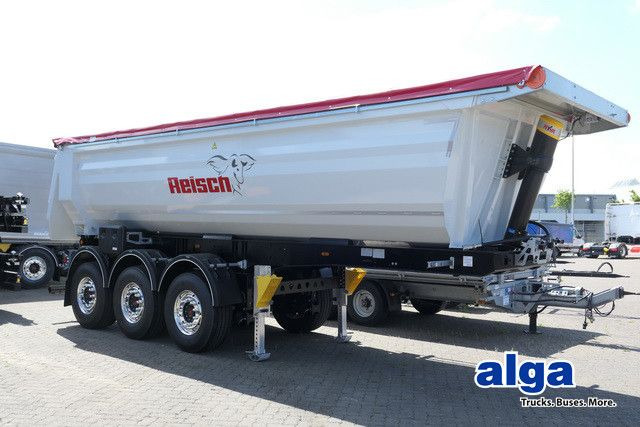 Reisch RHKS-SR, Stahl, 25m³, Cramaro, Alu-Felgen, SAF - סמיטריילר עם מזהיר: תמונה 1 Reisch RHKS-SR, Stahl, 25m³, Cramaro, Alu-Felgen, SAF - סמיטריילר עם מזהיר: תמונה 1
