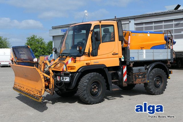 Unimog U 300 4x4, Schmidt, Streuer, Schild, Klima,27tkm - כלי רכב מסחרי: תמונה 1 Unimog U 300 4x4, Schmidt, Streuer, Schild, Klima,27tkm - כלי רכב מסחרי: תמונה 1