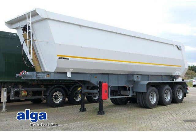 Alga,42m³, Stahl, 3-Achser, große Achsen, 5 Stk. - סמיטריילר עם מזהיר: תמונה 1 Alga,42m³, Stahl, 3-Achser, große Achsen, 5 Stk. - סמיטריילר עם מזהיר: תמונה 1