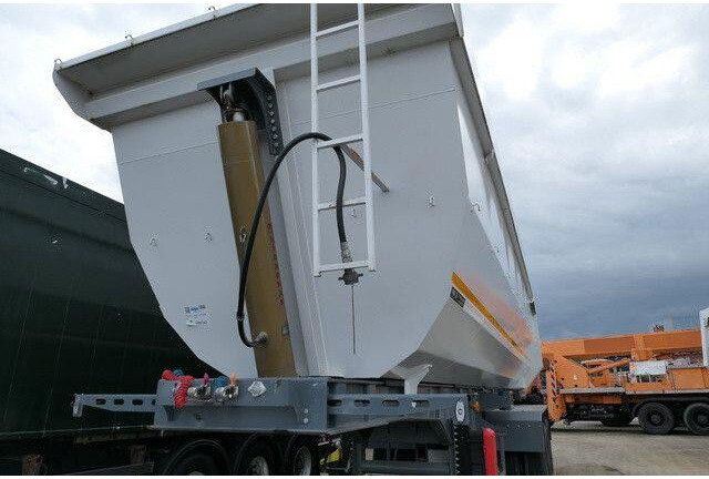 Alga,42m³, Stahl, 3-Achser, große Achsen, 5 Stk. - סמיטריילר עם מזהיר: תמונה 2 Alga,42m³, Stahl, 3-Achser, große Achsen, 5 Stk. - סמיטריילר עם מזהיר: תמונה 2