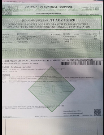 Camionnette Fiat Ducato H2L2 (2017-81650 km-VIN:ZFA25000002B99703)) - מכונית: תמונה 5 Camionnette Fiat Ducato H2L2 (2017-81650 km-VIN:ZFA25000002B99703)) - מכונית: תמונה 5