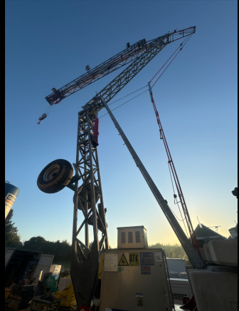 Grue à montage rapide DALBE HS380 - מנוף הקמה עצמית: תמונה 4 Grue à montage rapide DALBE HS380 - מנוף הקמה עצמית: תמונה 4