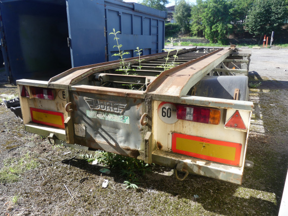 REF:5287 - Remorque porte-container Burg BPDA 10-10 B/1 - קרון נגרר מתגלגל/ מדלג: תמונה 4 REF:5287 - Remorque porte-container Burg BPDA 10-10 B/1 - קרון נגרר מתגלגל/ מדלג: תמונה 4