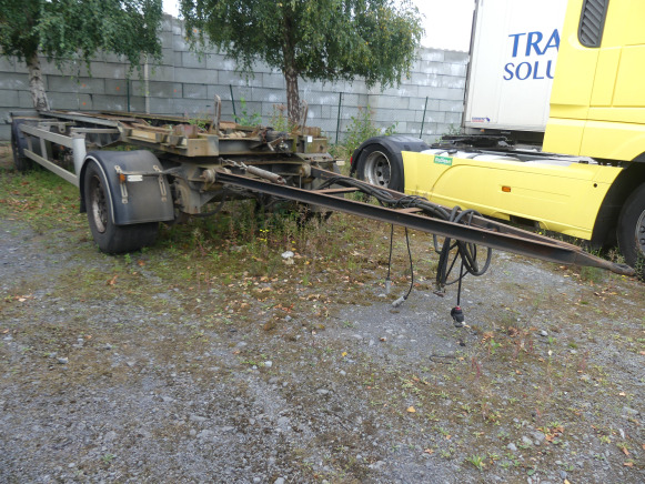 REF:6149 - Remorque porte-container Burg BPA 09-09 ACXXX - קרון נגרר מתגלגל/ מדלג: תמונה 2 REF:6149 - Remorque porte-container Burg BPA 09-09 ACXXX - קרון נגרר מתגלגל/ מדלג: תמונה 2