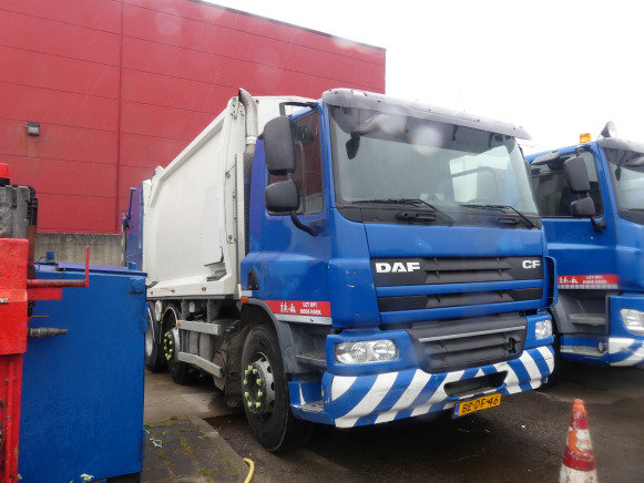 REF:BZ-DF-46 - Camion poubelle DAF FAG CF75 (2011-333.637 km) - משאית אשפה: תמונה 2 REF:BZ-DF-46 - Camion poubelle DAF FAG CF75 (2011-333.637 km) - משאית אשפה: תמונה 2