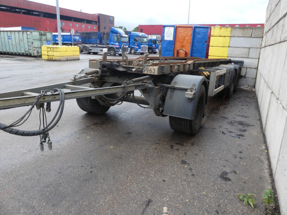 REF:WS-RS-95 - Remorque porte container GS Meppel AIC-2700N - קרון נגרר מוביל מכולות/ החלפת גוף: תמונה 2 REF:WS-RS-95 - Remorque porte container GS Meppel AIC-2700N - קרון נגרר מוביל מכולות/ החלפת גוף: תמונה 2