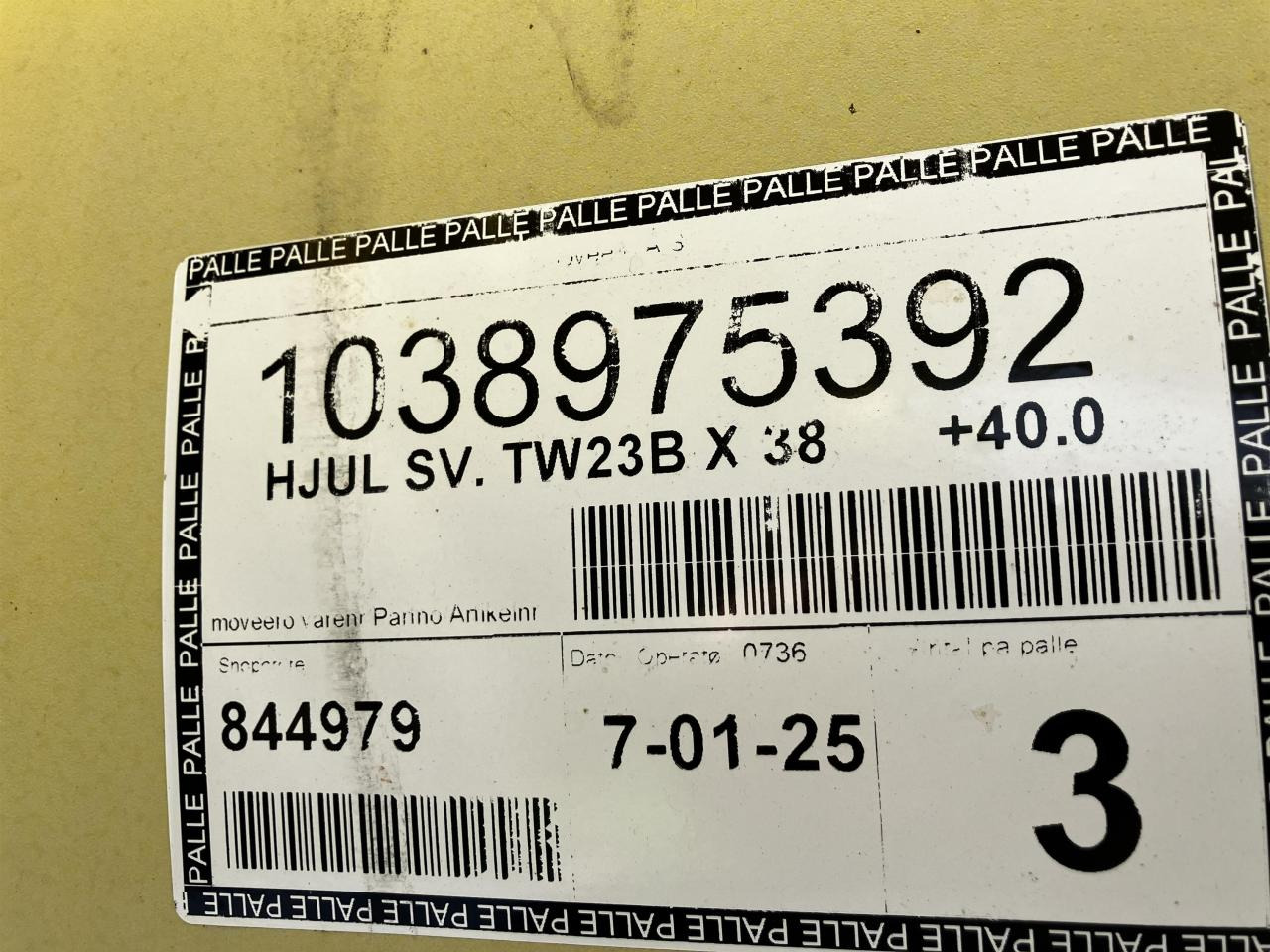 John Deere 23x38 - צמיג עבור מכונה חקלאית: תמונה 4 John Deere 23x38 - צמיג עבור מכונה חקלאית: תמונה 4