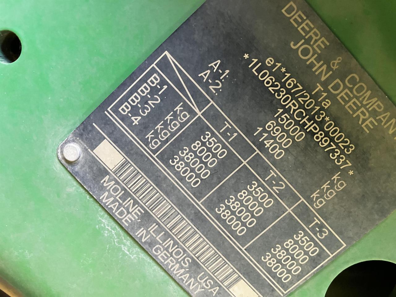טרקטור חקלאי John Deere 6230R: תמונה 12