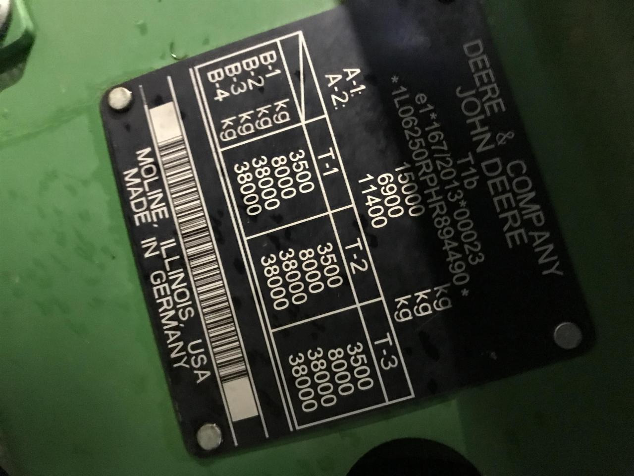טרקטור חקלאי John Deere 6250R: תמונה 13