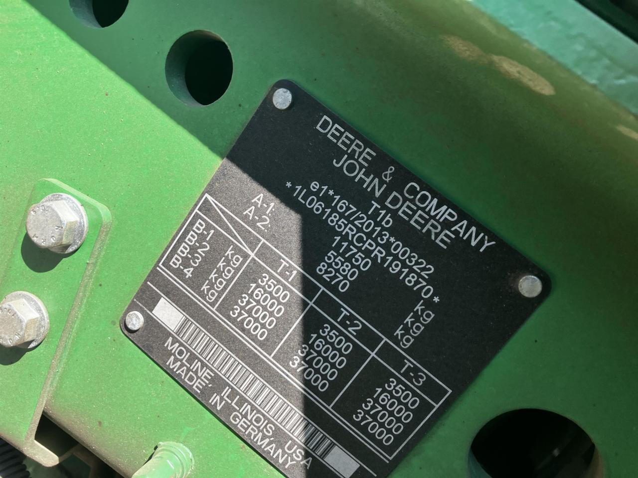 טרקטור חקלאי John Deere 6R 185: תמונה 14