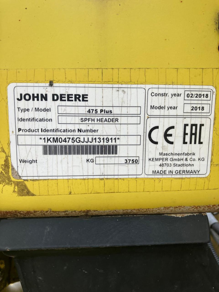 מקצרת מספוא John Deere 8500: תמונה 12