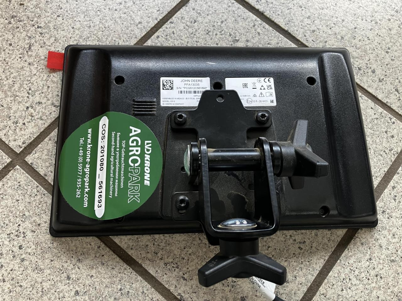John Deere G5 Plus Zusatzdisplay - מערכת ניווט עבור מכונה חקלאית: תמונה 2 John Deere G5 Plus Zusatzdisplay - מערכת ניווט עבור מכונה חקלאית: תמונה 2