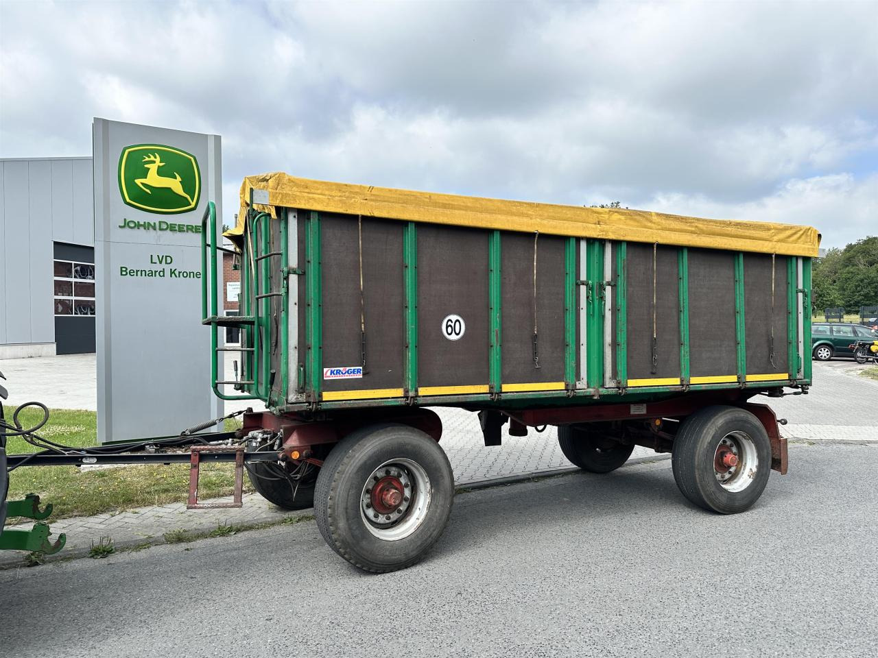 Kröger HKD 301S - קרון נגרר עם מזהיר: תמונה 1 Kröger HKD 301S - קרון נגרר עם מזהיר: תמונה 1