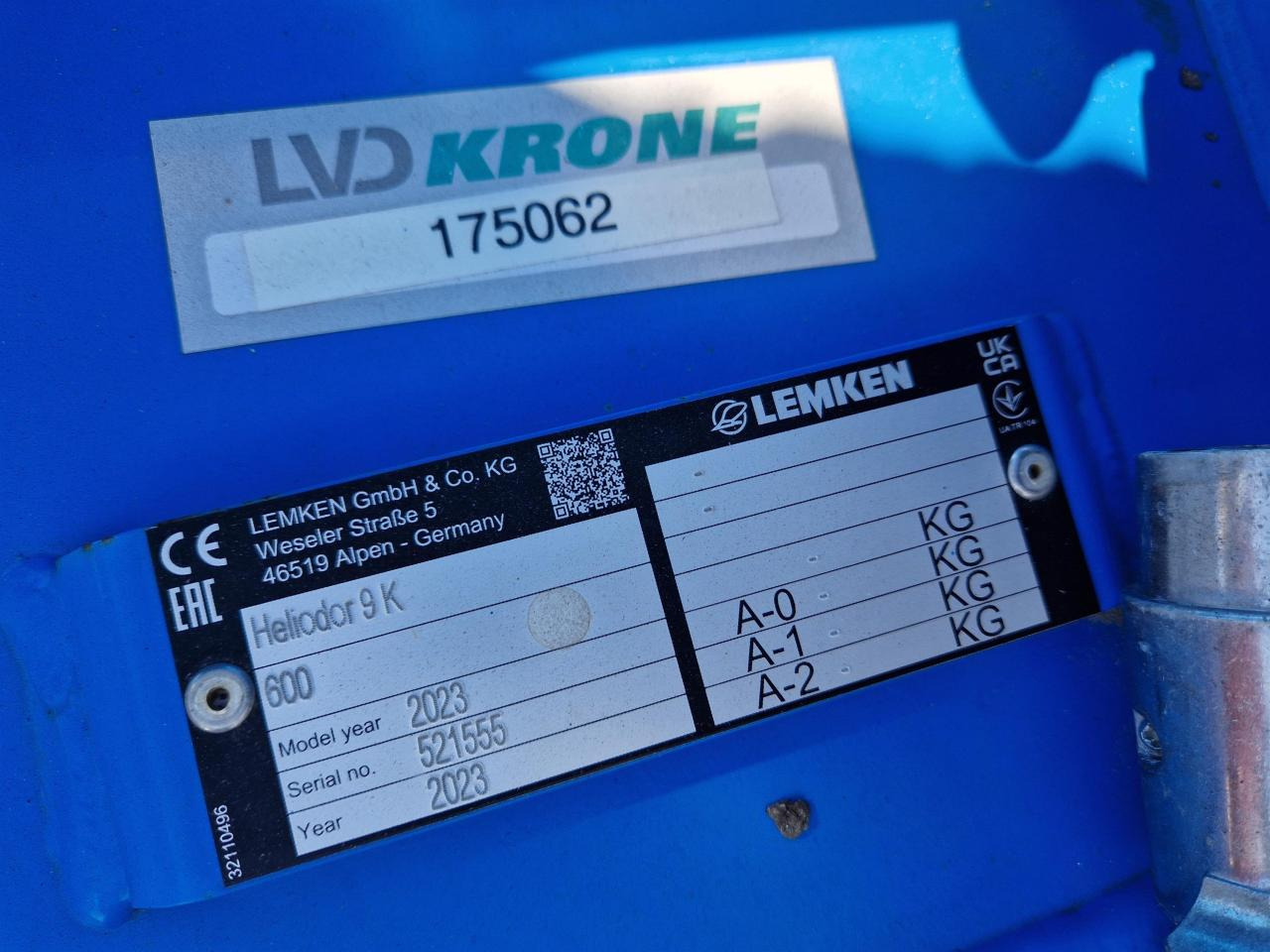 Lemken Heliodor 9/600 K - משדדת דיסק: תמונה 3 Lemken Heliodor 9/600 K - משדדת דיסק: תמונה 3