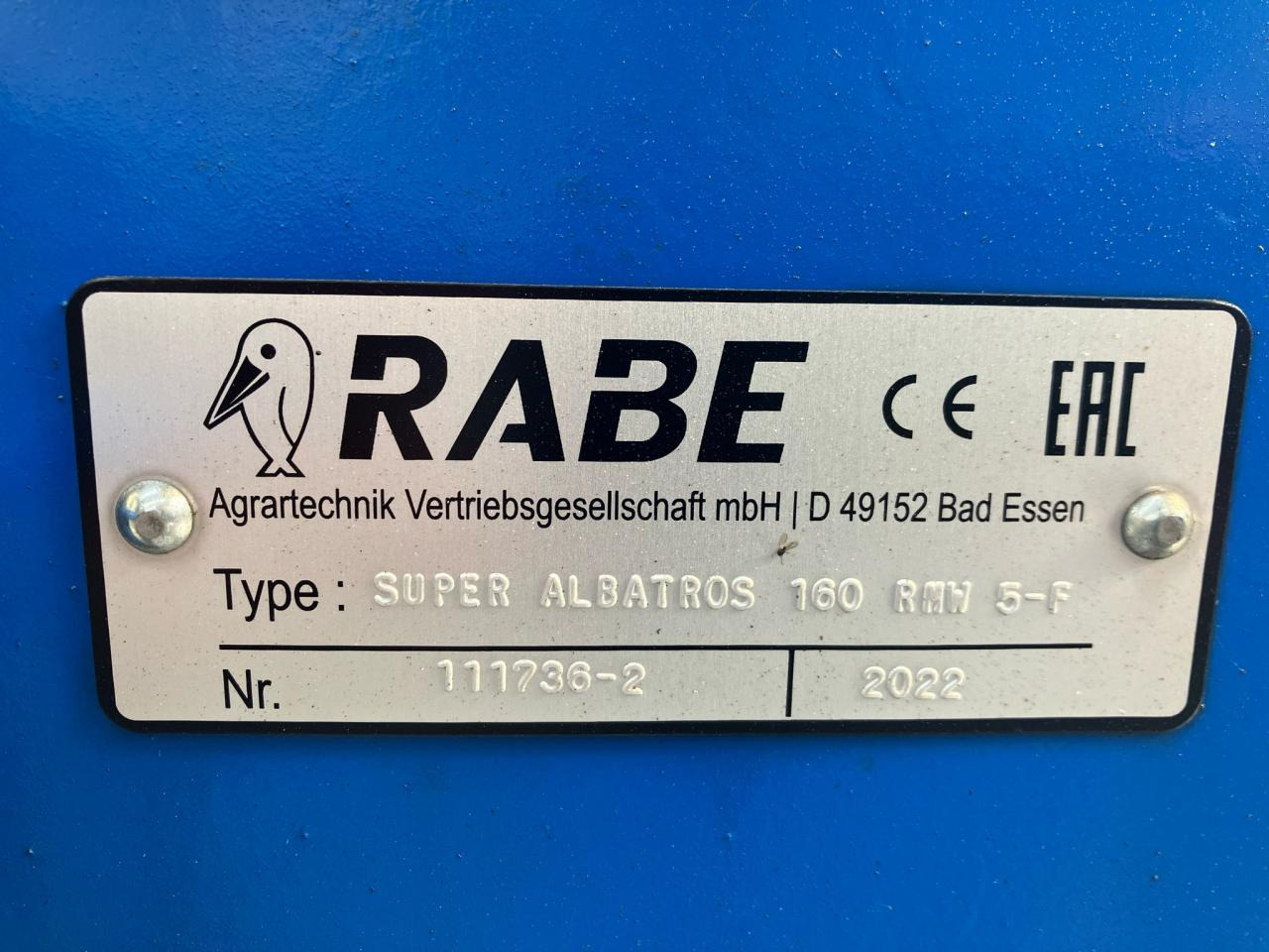 מחרשה Rabe Super Albatros 160: תמונה 6