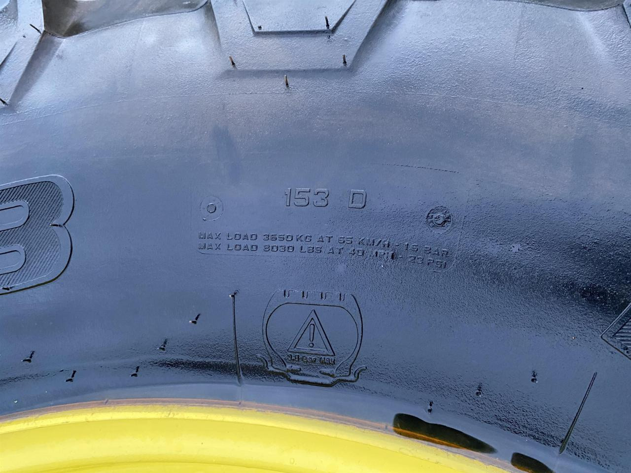 Trelleborg 600/65R38 - צמיג עבור מכונה חקלאית: תמונה 2 Trelleborg 600/65R38 - צמיג עבור מכונה חקלאית: תמונה 2