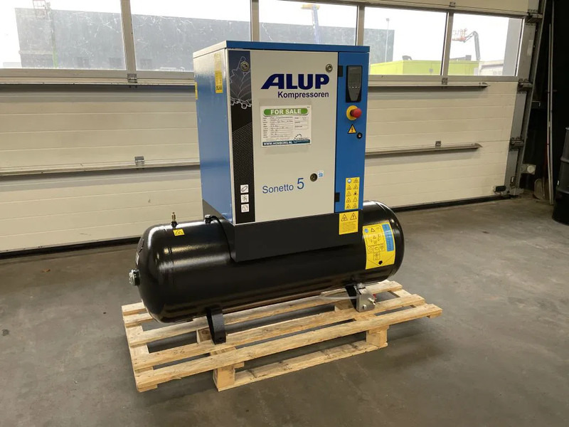 Alup Sonetto 5 - 200 Elektrische Schroefcompressor 4 kW 470 L/Min 10 Bar op ketel - מדחס אוויר: תמונה 4 Alup Sonetto 5 - 200 Elektrische Schroefcompressor 4 kW 470 L/Min 10 Bar op ketel - מדחס אוויר: תמונה 4