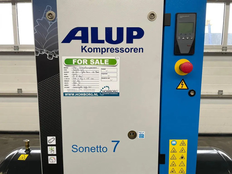Alup Sonetto 7.5 + 200 Elektrische Schroefcompressor 5.5 kw 780 L / min 10 Bar - מדחס אוויר: תמונה 5 Alup Sonetto 7.5 + 200 Elektrische Schroefcompressor 5.5 kw 780 L / min 10 Bar - מדחס אוויר: תמונה 5