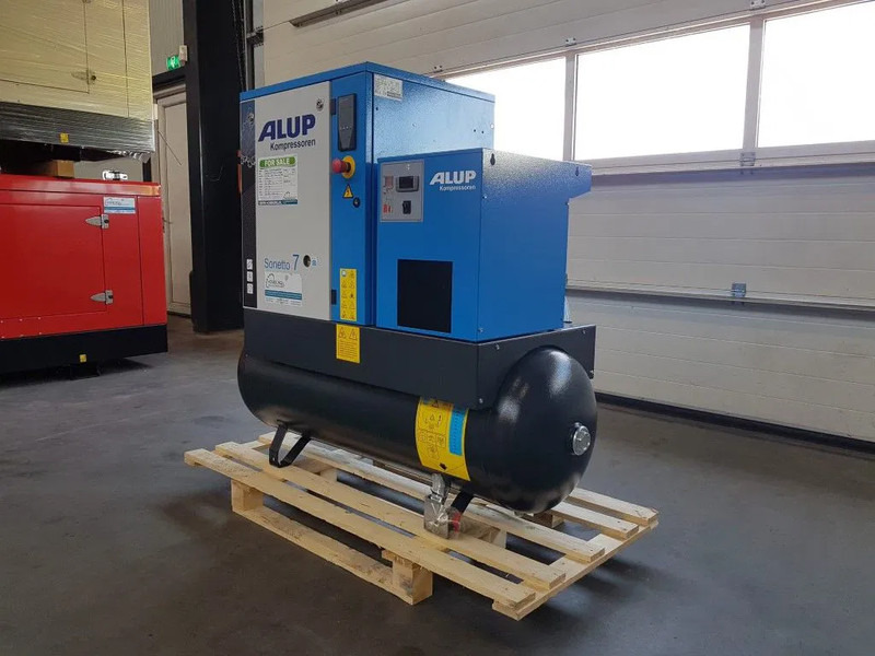 Alup Sonetto 7.5 + 200 Elektrische Schroefcompressor met ketel en droger 5.5 kW 750 L / min 10 Bar - מדחס אוויר: תמונה 4 Alup Sonetto 7.5 + 200 Elektrische Schroefcompressor met ketel en droger 5.5 kW 750 L / min 10 Bar - מדחס אוויר: תמונה 4