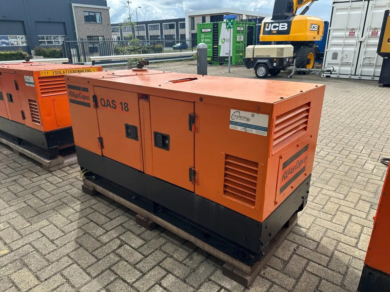 ערכת גנרטורים Atlas-Copco QAS 18 Yanmar Mecc Alte Spa 18 kVA Silent generatorset: תמונה 10