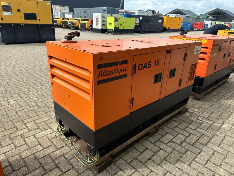 ערכת גנרטורים Atlas-Copco QAS 18 Yanmar Mecc Alte Spa 18 kVA Silent generatorset: תמונה 15