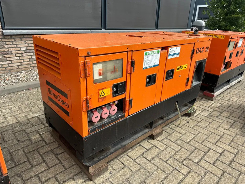 ערכת גנרטורים Atlas-Copco QAS 18 Yanmar Mecc Alte Spa 18 kVA Silent generatorset: תמונה 6
